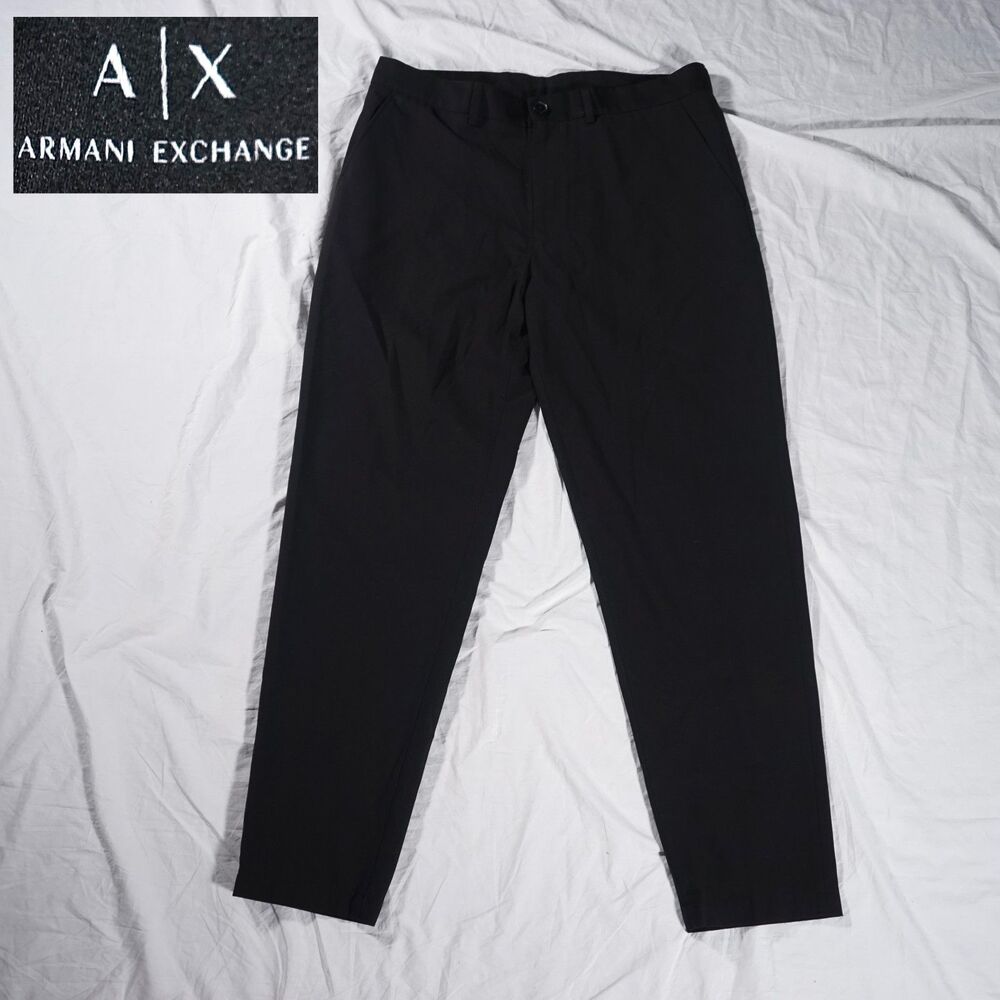 Armani Exchange Dress Pants Athletic Black 34